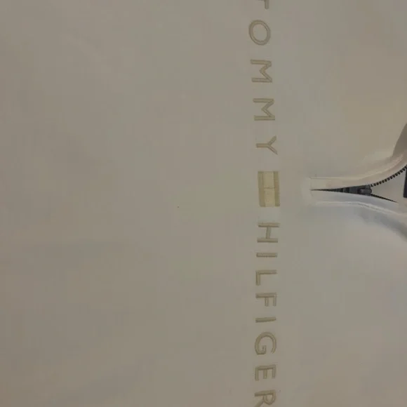 Rare Vintage Tommy Hilfigure Quart Zip Sweater with Embroidered Logo